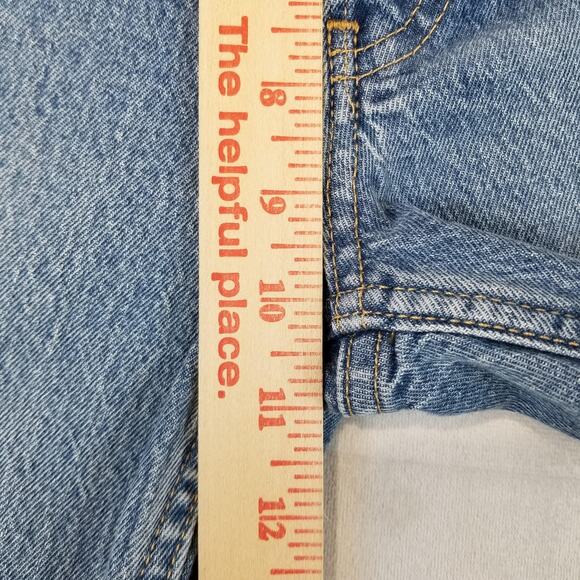 GAP Jeans Womens 6 Petite Blue Cheeky Straight High Rise Light Denim - Picture 10 of 12